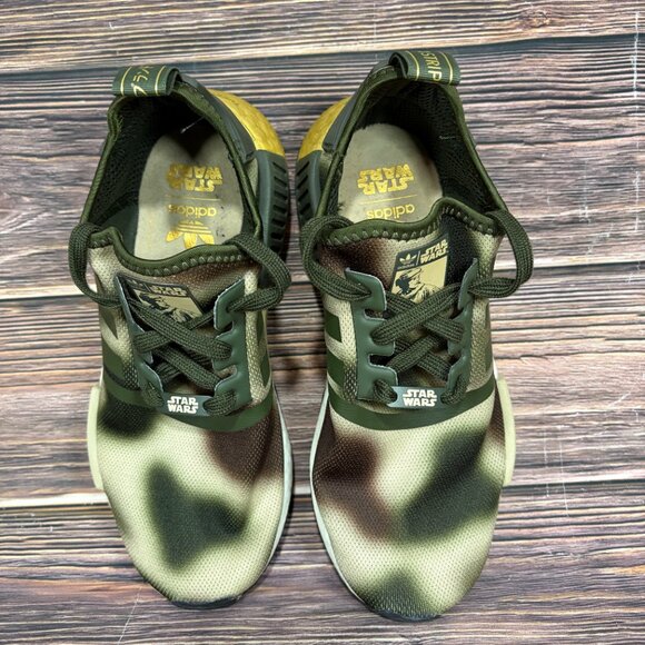 Adidas NMD R1 Princess Leia Star Wars Women's Green Camo Athletic Shoes Size 7 - Picture 7 of 8